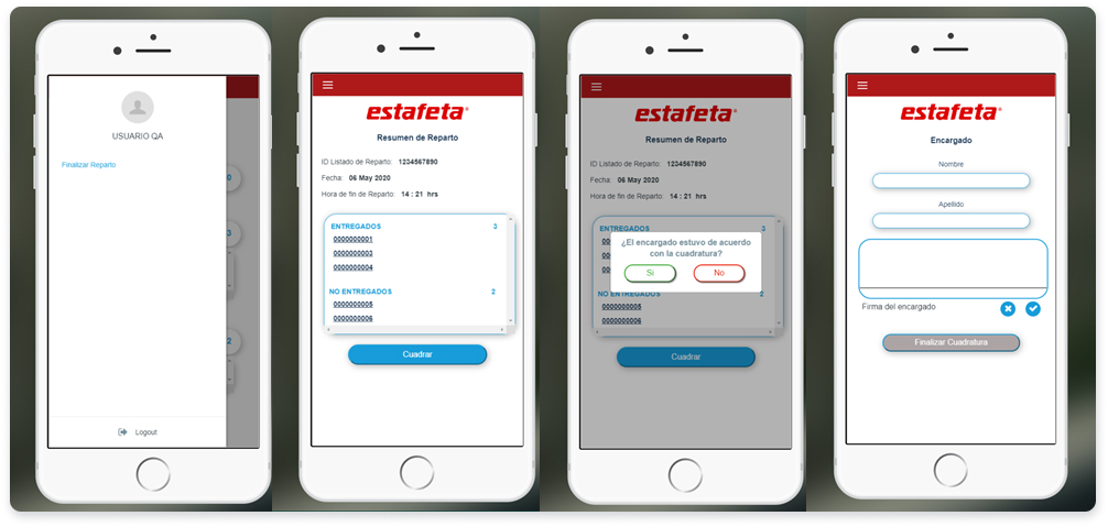 Estafeta - Mobile app for Pharmacy Deliveries